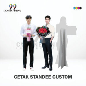 Cetak Standee Custom PVC